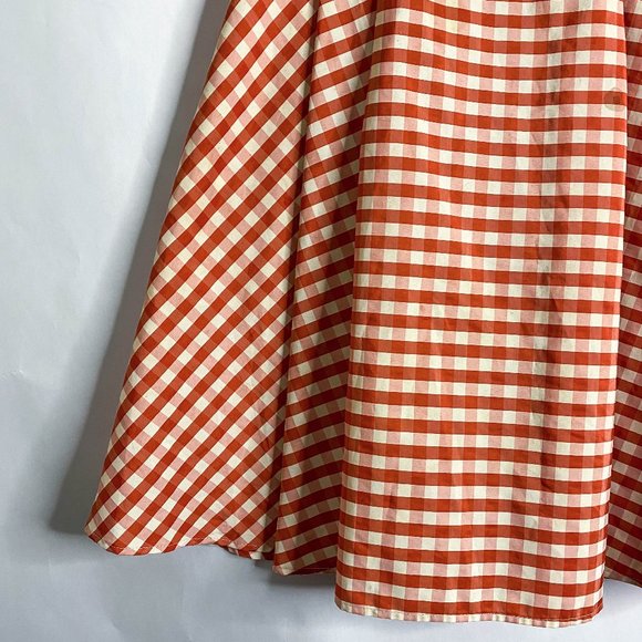 Gabby Skye Gingham Skater Dress with Pockets - Picture 4 of 9